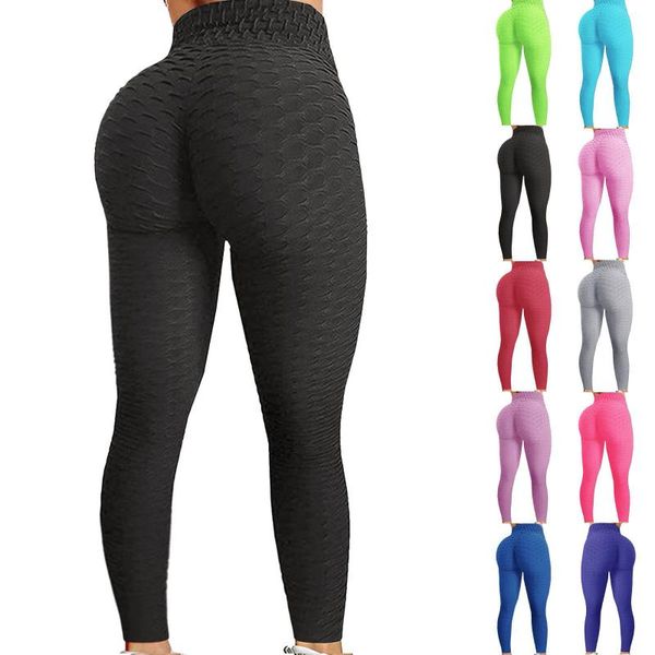 Pantaloni da donna Capris #Push Up Leggings Donna Collant a vita alta Sport Yoga Palestra Esercizio Fitness Legging Pantaloni da corsa Donna attillati