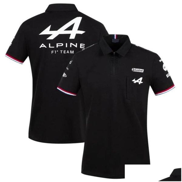 Мужские и женские новые футболки Formula -One F1 Polo одежда Top Motorcycle Apparel Motorspor