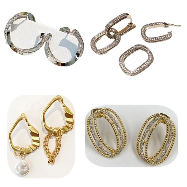 CELI Ohrstecker, Luxus-Ohrring, Designer-Schmuck, Damen, klassische Marke, Hochzeit, Party, Gold, Silber, mehrgliedrige Kette, Quasten, Arc de Triomphe, hochwertige Ornamente