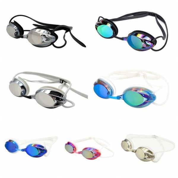 Brille Männer Frauen Professionelle Brille Arena Schwimmen Buntes Rennspiel Anti-Fog-Brille Outdoor Tauchen Schwimmbrille P230408