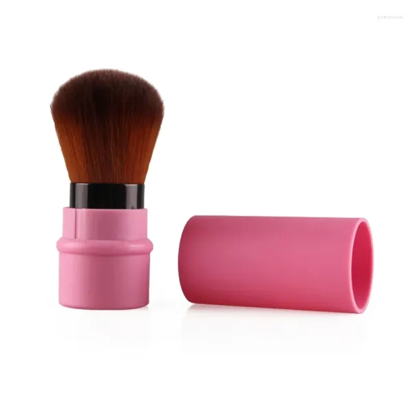 Pincéis de maquiagem HEALLOR Mini retrátil Foundation Brush Powder Blush Beauty Travel Loose Cosmetic