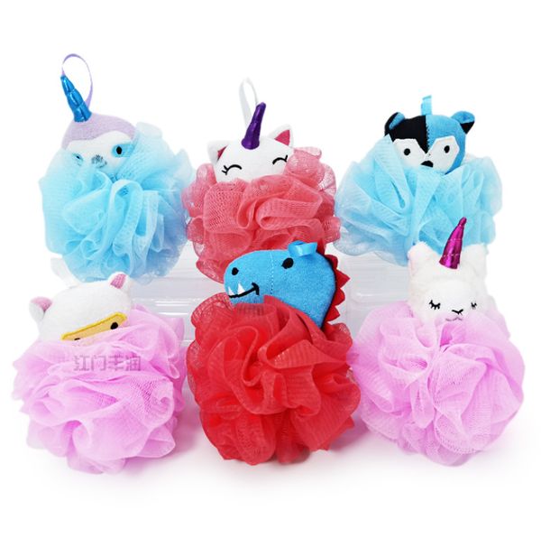 Ben spazzole da bagno Spugne Scrubber all'ingrosso Animal Fruit Christmas Cartoon Ball Nuova Sponge Creative Cir Cir Circar Balball Flower Delivery Delivery 18Pmj 18pmj