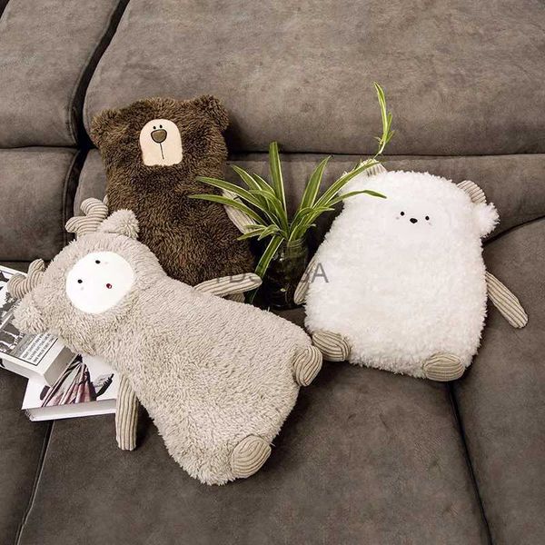 Cuscino / Bambole di peluche decorative Nordic Throw Forest Animal Bear Peluche Alce Bambola Regalo di Natale Giocattoli per bambini Regalo creativo YQ231108