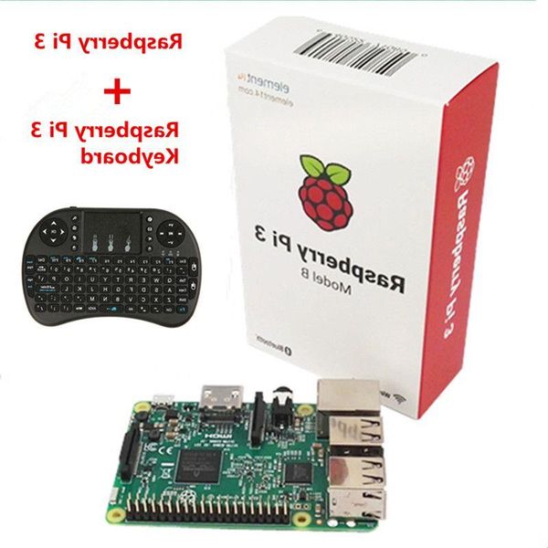 Freeshipping Raspberry Pi 3 Modell B mit Wifi Bluetooth i8 Mini 24G Wireless Mini Tastatur für Orange Pi PC Android TV Raspberry Pi Jhck