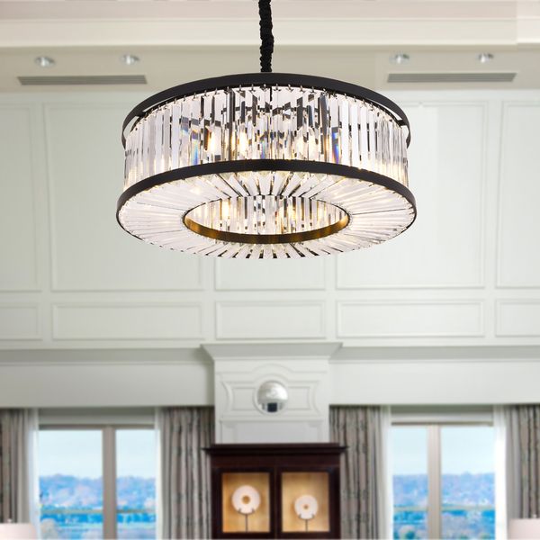 Современная хрустальная люстра, минималистичный креативный полый круглый подвесной светильник, светильник в винтажном стиле, внутреннее освещение для бытовой гостиной