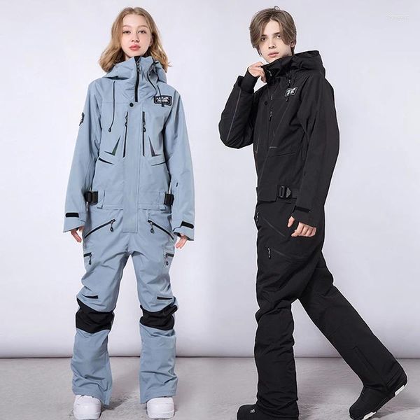 Kayak Ceketler Kış Kış Tek Parça Kayak Takım Erkek Dış Mekan Su Geçirmez Sıcak Kar Setleri Kadın Giysileri Snowboard Wear