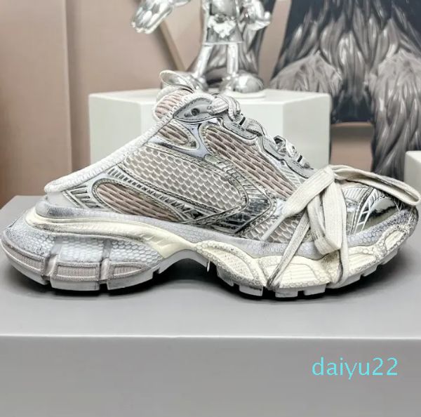 la piattaforma della sneaker da ginnastica in mesh con lacci della passerella 3XL aumenta la creazione di vecchie scarpe da ginnastica da coppia