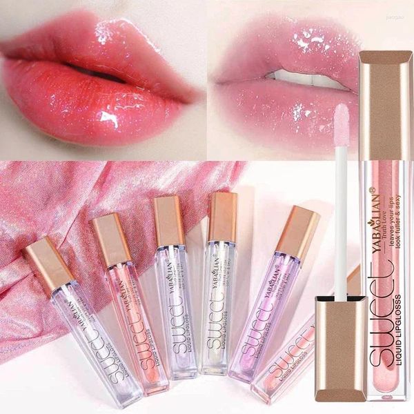 Lipgloss, Spiegelperle, wasserfest, langlebig, feuchtigkeitsspendend, flüssiger Lippenstift, Perlglanz, Glitzer, Damen-Make-up, Kosmetik