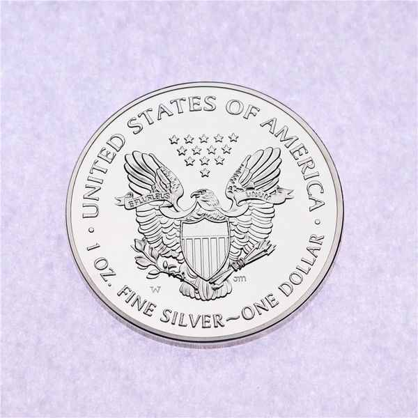 1 унция 2000 г. Статуя Свободы Американская орел Серебряная монета Памятная монета коллективы монет