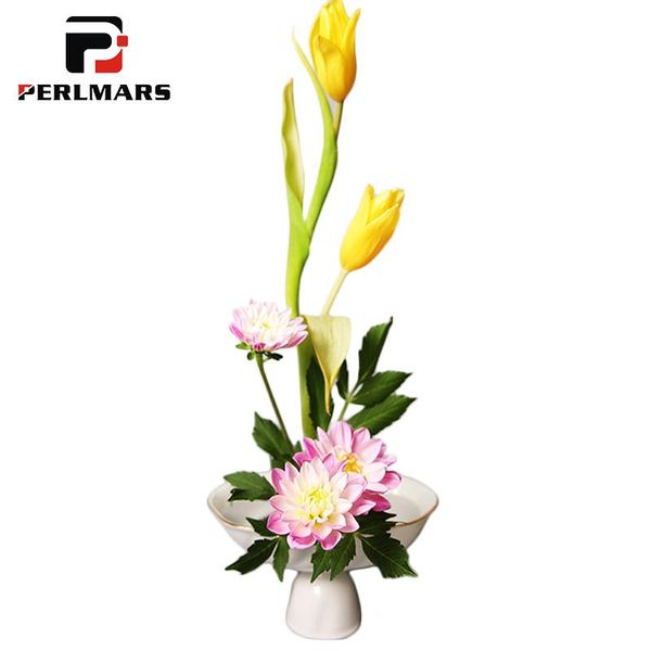Vasen Moderner Blumentopf Keramik Hochteller Arrangement Vase/Tisch Bonsai Hydroponik Pflanzenhalter Dekor Home Fruit