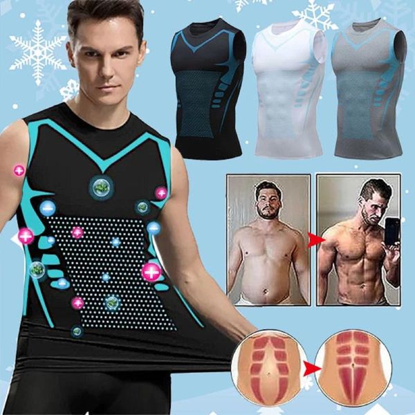 Erkek Tank Tops 2023 Versiyonu şekillendirme kolsuz gömlek Energxcell yelek avcısı zayıflama sıkıştırma mans gömlekleri t pack