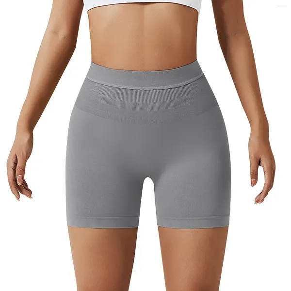 Pantaloncini da donna Top Yoga per le donne 2023 Plus Size Vita alta Danza Pallavolo Hip Lifting Scrunch BuBooty