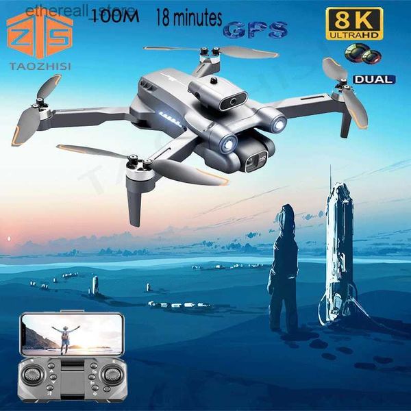 Drones 2023 Nieuwe S1S Mini Drone 4K Profesional 8K HD Camera Obstacle Vermijding Aerfotografie Borstelloze opvouwbare quadcopter speelgoed 3 km Q231108