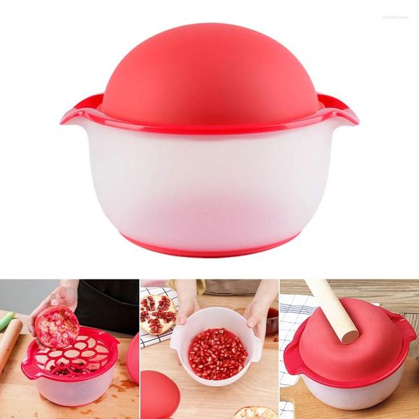 Tigelas 1 Pc Silicone Romã Peeling Máquina Fruta Ferramenta Tigela de Segurança Produto Doméstico