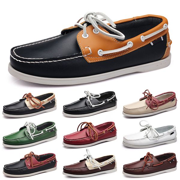 GAI sapatos casuais homens brancos baratos lazer pratas taupe dlives marrom cinza vermelho verde andando baixo macio multi couro masculino tênis ao ar livre GAI