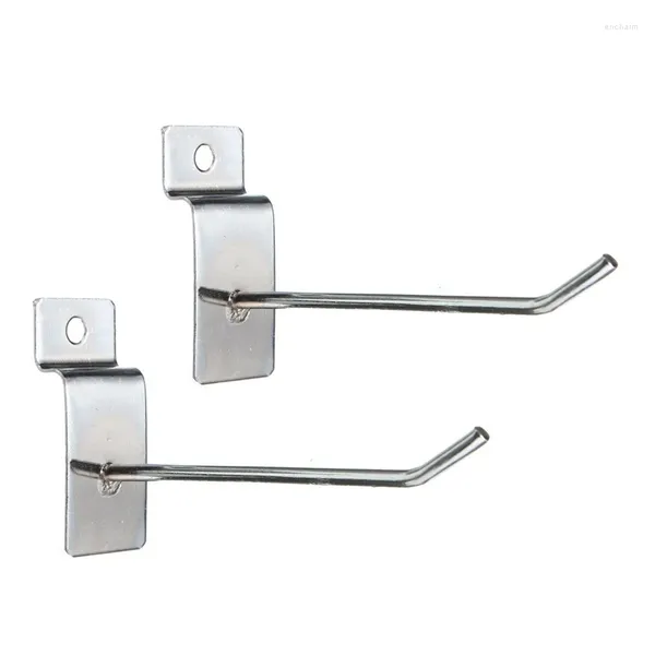 Küchenarmaturen AFBC 50 X Slatwall Single Hook Pin Shop Display Fitting Prong Hanger 100Mm