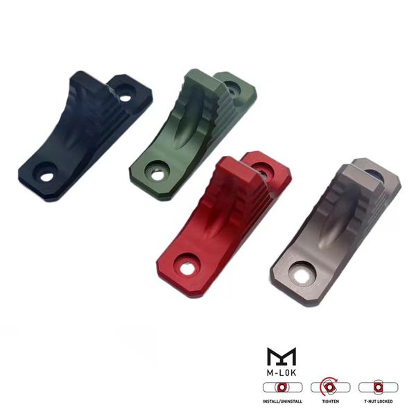 Accessori tattici Fermo per mano in metallo MK4/8/16 MLOK Giunto in bambù SLR ARP9 Fermo per mano