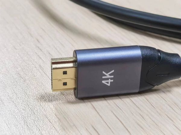 Cabo de conexão hdmi de 2m, 4k, 60hz, alta velocidade 2.0, para tv uhd fhd, conecta o monitor