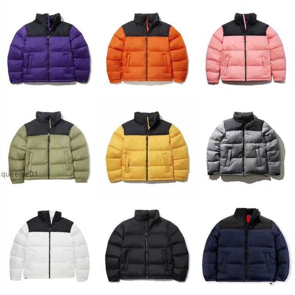 Damenmode Daunenjacke North Winter Baumwolle Herren Puffer Parkas Brief Stickerei Außengesichtsmantel Streetwear Warme Kleidung Größe