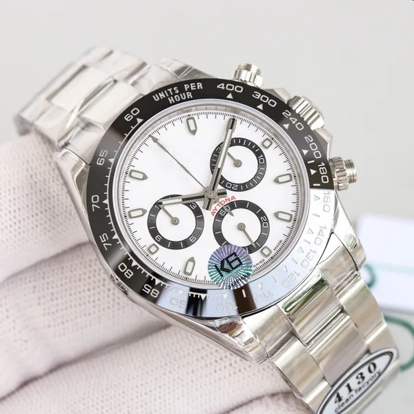 AAAAA 5A Quality Day Tona M116500LN-0001 Clean Factory Superclone Relojes 40 mm Hombres Cronógrafo mecánico automático 7750 Cristal de zafiro con caja verde Jason007