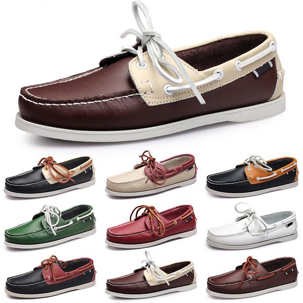 GAI scarpe casual da uomo bianco per il tempo libero a buon mercato Argento tortora dlives marrone grigio rosso verde camminare basso morbido Multi pelle sneaker da uomo outdoor trainer GAI