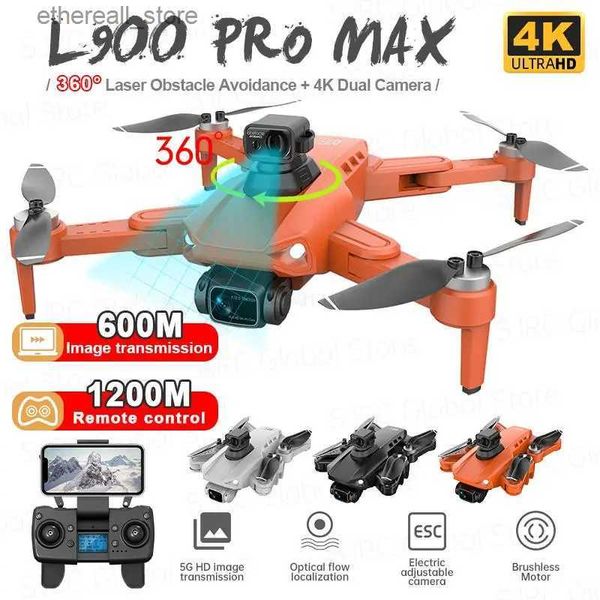 Drones 2023 L900 Pro SE Max GPS Drone 4K Profissional com 5G Wifi FPV Câmera Dron L900 Pro SE Dobrável RC Quadcopter VS KF102 Max Toys Q231108