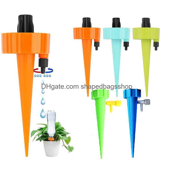 Equipamentos de rega 24/36 Pcs Sistema de rega de irrigação por gotejamento Dispositivos de auto-picos adequados para todas as garrafas 210610 Drop Delivery Home Ga Dhpay