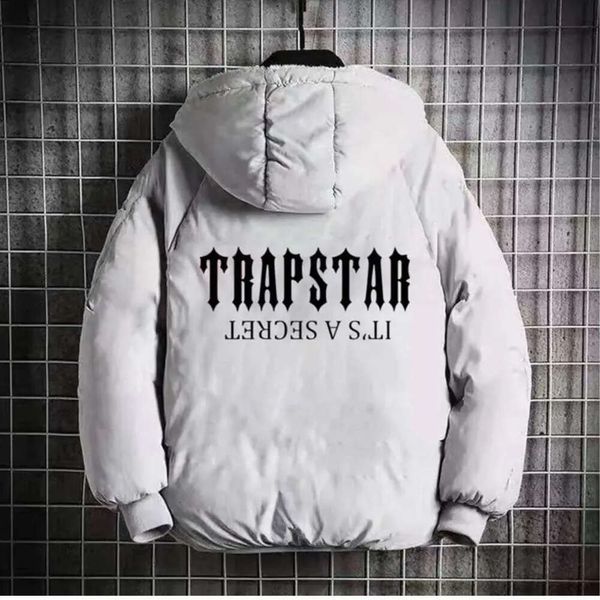 2023 homens para baixo parkas limitado trapstar londres roupas para baixo jaqueta xs-2xl homens mulher moda jaquetas homens marca de algodão adolescente casaco fluxo maré