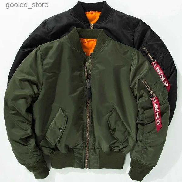 Giacche da uomo Inverno Uomo Giacca tattica militare Spessore Army MA-1 Volo Bomber Giubbotti Y2k Streetwear Varsity Pilot Air Force Parka Cappotto Uomo Q231109