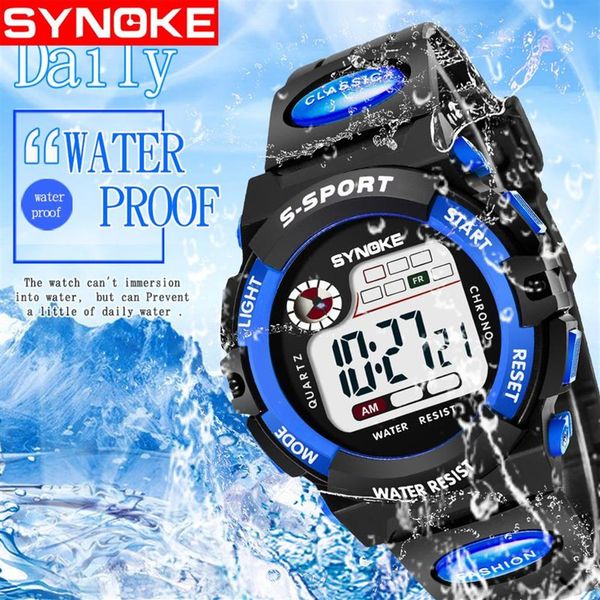 SYNOKE LED Digitale Orologio per bambini Orologi per bambini Ragazze Ragazzi Orologio Bambino Sport Orologio da polso Orologio digitale per Ragazza Ragazzo Regalo a sorpresa155l