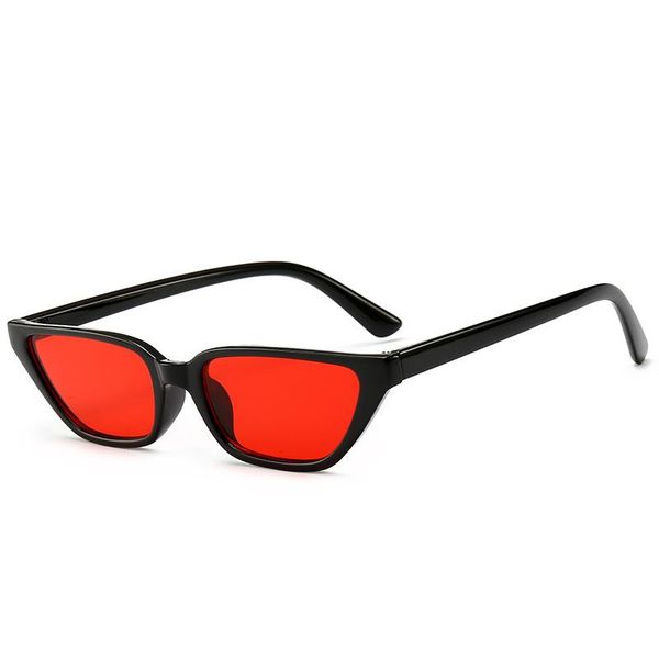 Montature per occhiali da sole Fashion 2023 Occhiali da vino rosso da donna con montatura piccola