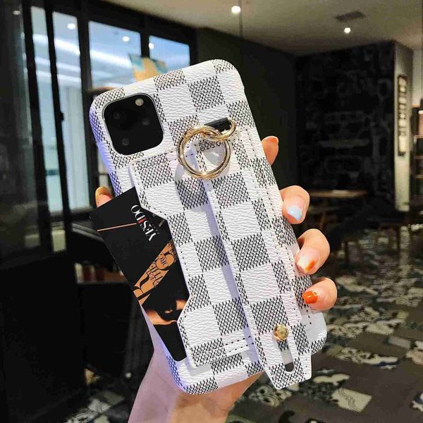 Designer de moda capas de telefone de flor marrom para iphone 13 13pro 11 pro max xs xr xsmax 7plus suporte de cartão de couro capa de celular de bolso 15 séries por favor, comente max