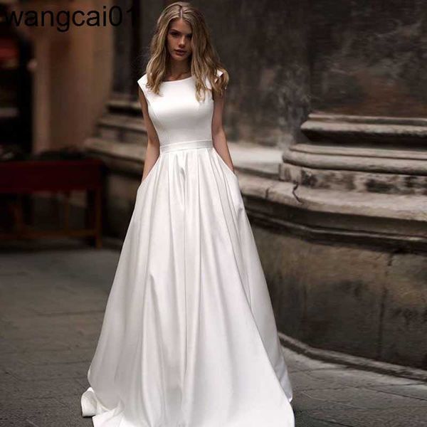 Платья для вечеринок Ivory White Rop Satin Wedding Party Plort Robe de Soire