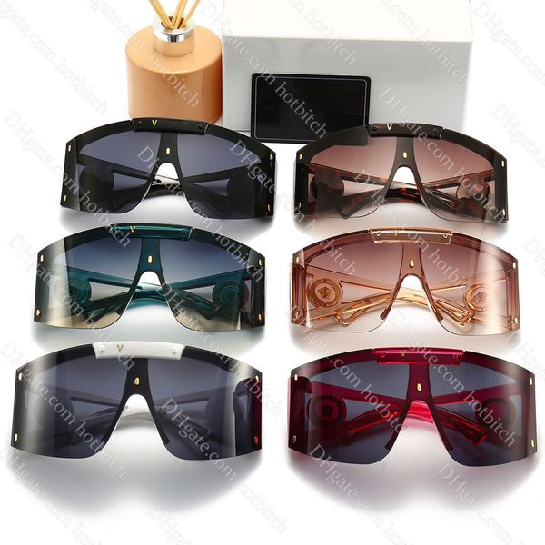Fashion Big Frame Sonnenbrille Männer Fahren Brillen Designer Frauen Floral bedruckte Sonnenbrille mit Box