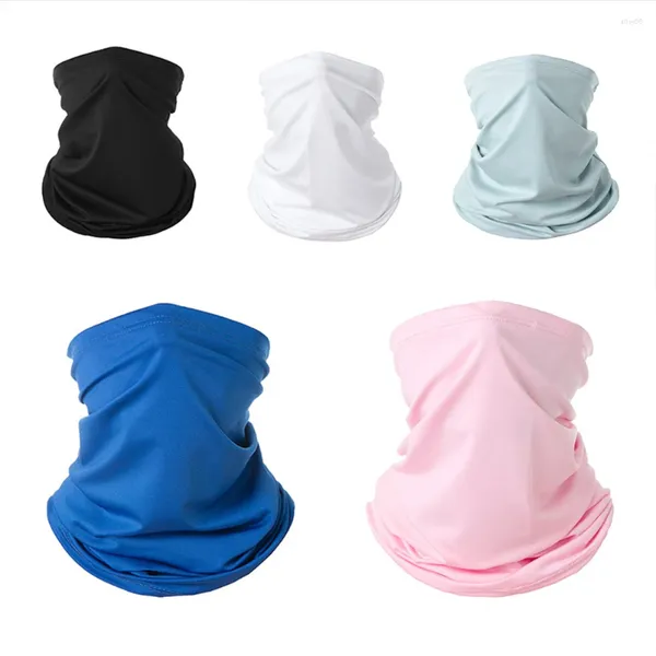 Bandanas Outdoor Sport Radfahren Maske Sommer Sonnencreme Seide Angeln Reiten Camping Wandern Motorrad Gesicht Hals Schutz Wrap Schal