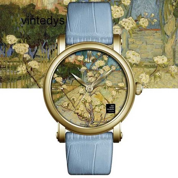 Orologio al quarzo Orologio di alta precisione Quarzo da donna Blooming Little Pear Tree Marchio di moda originale