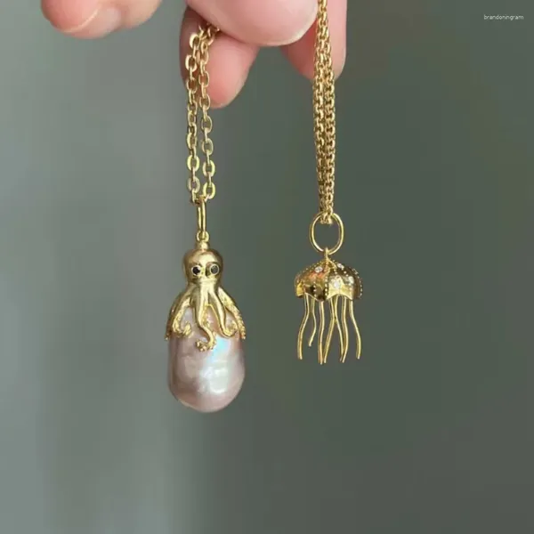 Ohrstecker, natürliche kurze Perlenkette für Damen