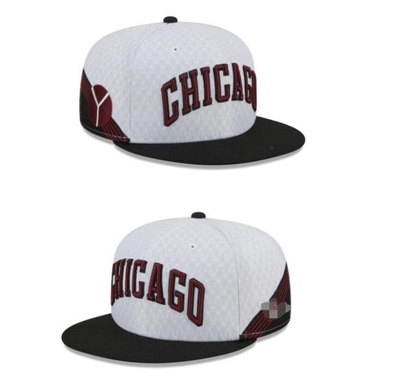 Chicago'''bulls''''Sball Caps 2023-24 Unisex Beyzbol Kapağı Snapback Hat 2023 Finaller Şampiyonlar Soyunma Odası 9fifty Güneş Şapkası Nakış İlkbahar Yaz Kapağı Toptan Beanies A5