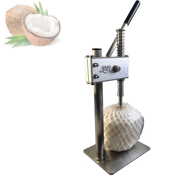 Strumento manuale per la perforazione del cocco tenero cocco Macchina per l'apertura del foro Coco Water Punch Tap Trapano punzonatrice per fori re al cocco