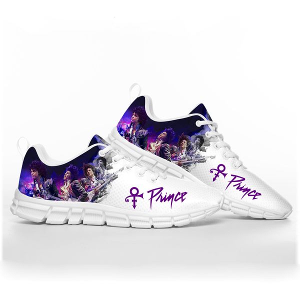 Туфли Prince Rogers Nelson Purple Rain Sports Мужские Женские Подростковые Дети Дети Кроссовки Повседневная Пользовательская Пара Высокого Качества 230407