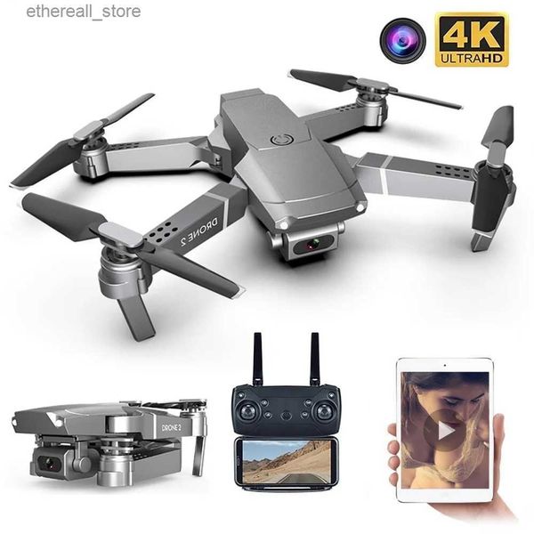 Droni Drone 4K Professionale Grandangolo 4K WIFI Droni Video Registrazione dal vivo Quadcopter Q231108