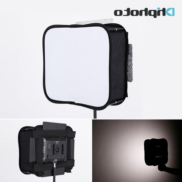 Бесплатная доставка SB600/SB300 Studio Softbox Рассеиватель для YONGNUO YN600L II YN900 YN300 YN300 III Воздушная светодиодная панель для видеосъемки Складная мягкая Fi Qoil