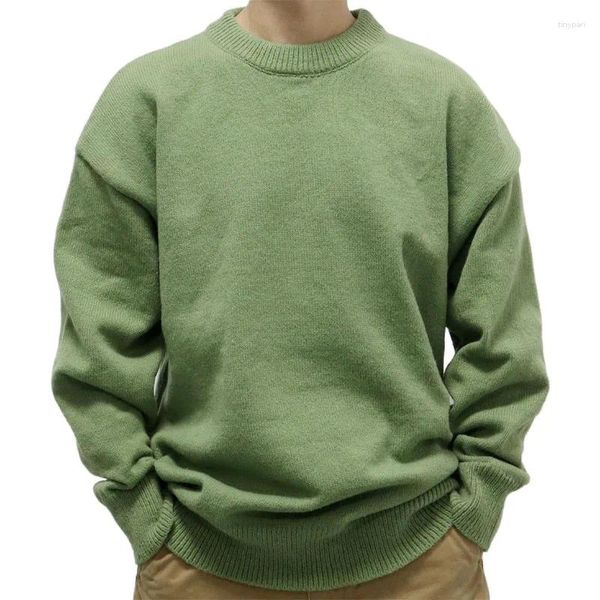 Мужские свитера, однотонный простой свитер и женский пуловер ярких цветов, осень/зима, мягкий, теплый, с длинным рукавом