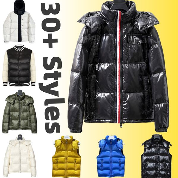 Jaqueta puffer jaqueta masculina casaco puffer jaqueta feminina marca de luxo 250-300g verdadeiro preenchimento 1:1 melhor versão atacado 2 peças 10% de desconto