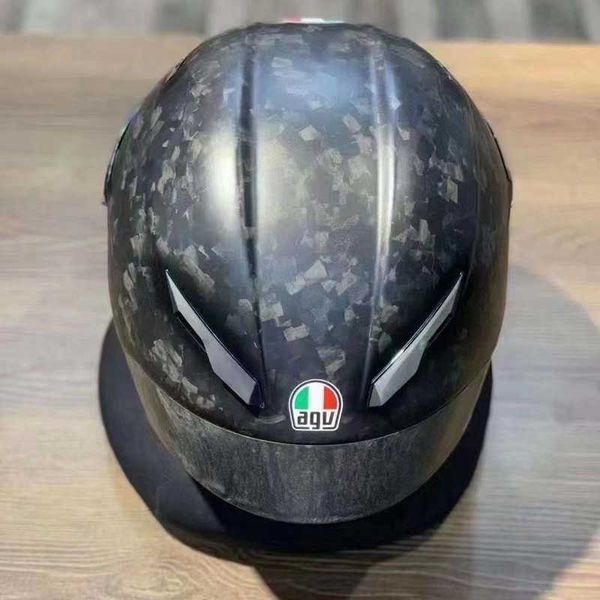 Дизайнерский шлем AA Полнолицевой мотоциклетный шлем с открытым лицом PISTA GP RR Шлем для верховой езды из углеродного волокна Ипподром Росси Ограниченный выпуск YI 0SRV 5VU0