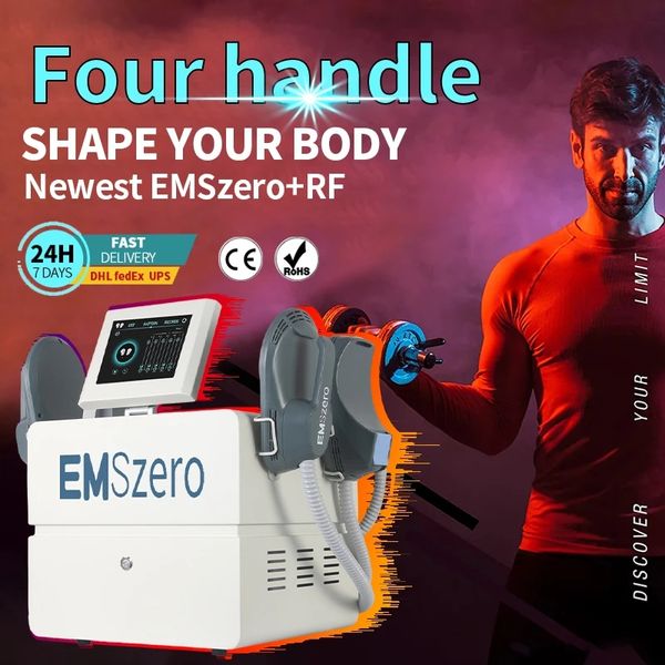 Nuovo DLS-EMSLIM RF Sculpting Butt Lift Machine Emszero Stimolatore muscolare Body Shaping Massage Equipment 2/4/5 Maniglie EMS RF Vendite dirette in fabbrica