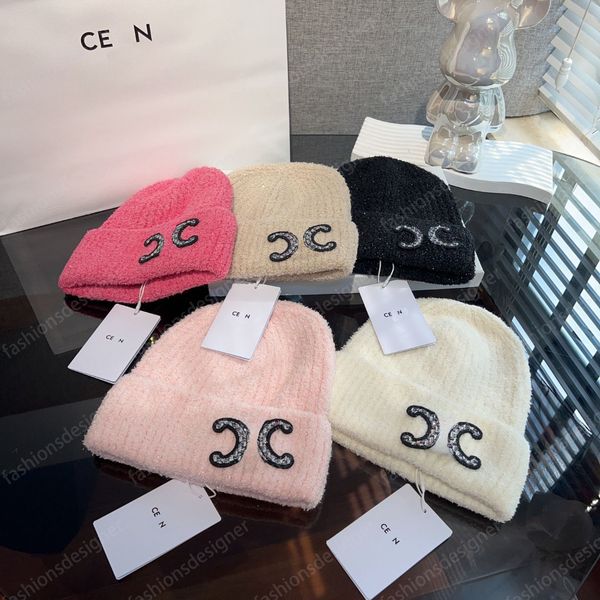 Beanies Designer Beanie Beanie Hat Arc de Triomphe Yün Örme Şapka 23 Renkler Sonbahar ve Kış Günlük Şapka Mektuplar Tasarımcı Beanie