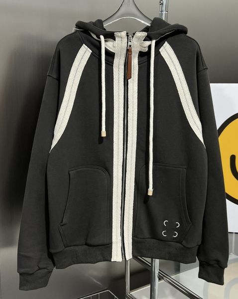 Masculino e feminino designer reversível zíper hoodies streetwear estilo gótico jaqueta com capuz para homem mulher