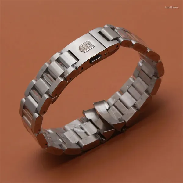 Cinturini per orologi 22mm 24mm Cinturino in acciaio inossidabile Bracciale sportivo Fibbia pieghevole Chiusura deployante Cinturini metallici di ricambio Estremità curve Speciale