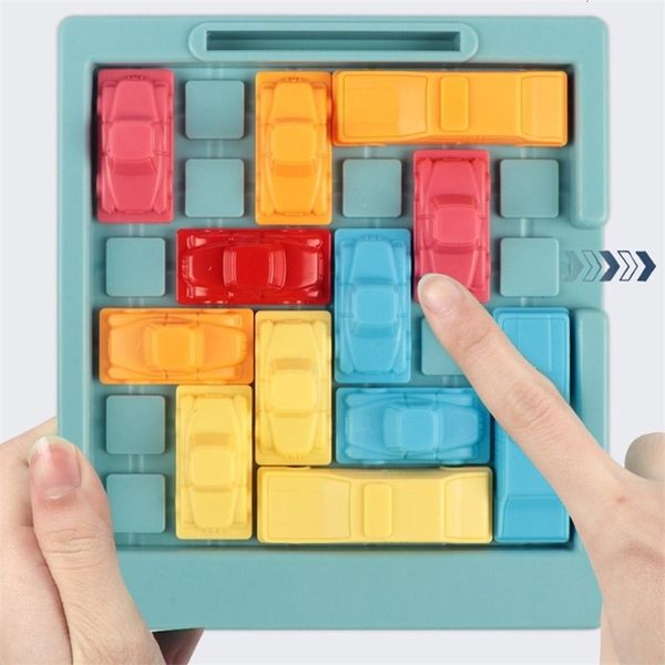 3D-Puzzles Auto-Labyrinth-Spiel Logic Clearance Tabletop Diy Kinder Kinder Educational Puzzle Board Spielzeug Geschenke 230407